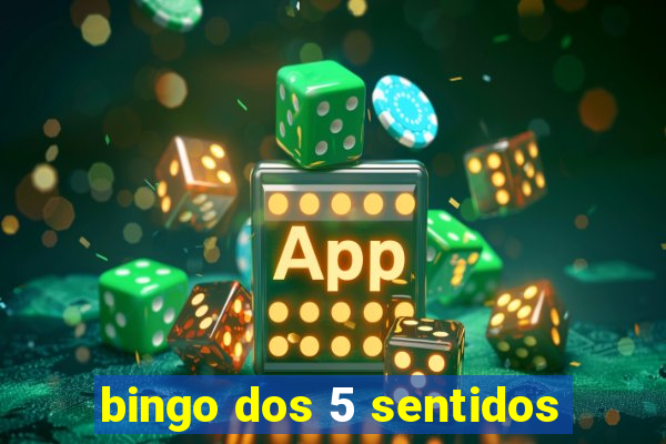 bingo dos 5 sentidos